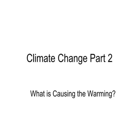 Climate change part 2