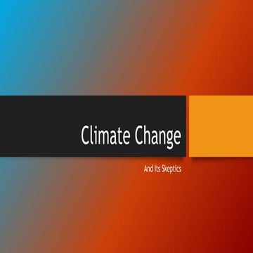 Climate change power point