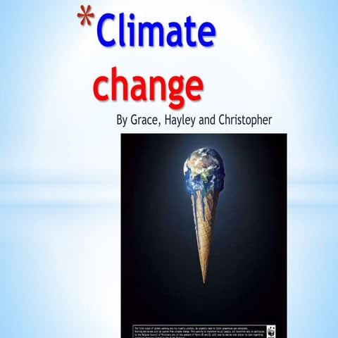 Climate change power point for Archibull