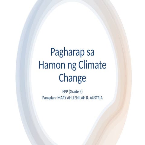 Climate Change Ppt Pptx Pptx