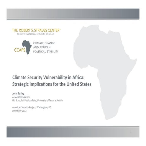 Climate change security africa   busby