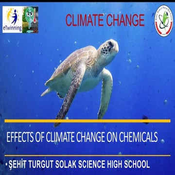 Effects of Climate Change on Chemicals