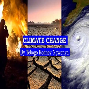 Causes and effects of climate change | PPTX