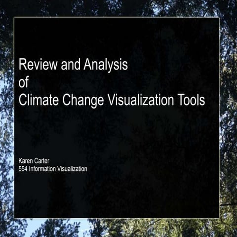Climate change visualization_tools