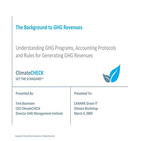 Climate Check Canarie Workshop March4