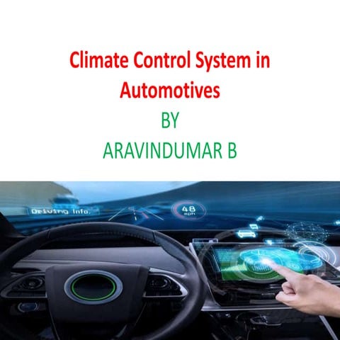 Climate control system in Automotives