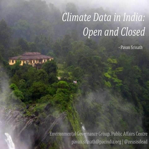 Climate data in india - Open and Closed