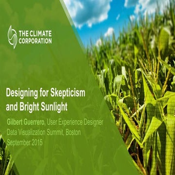 Designing for Skepticism and Bright Sunlight