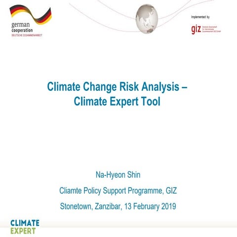 February 13 | Climate Change Risk Analysis – Climate Expert Tool