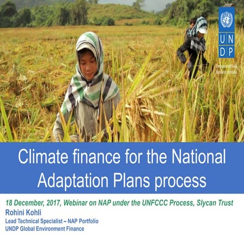 Climate Finance - National Adaptation Plans under the UNFCCC Process - Webinar