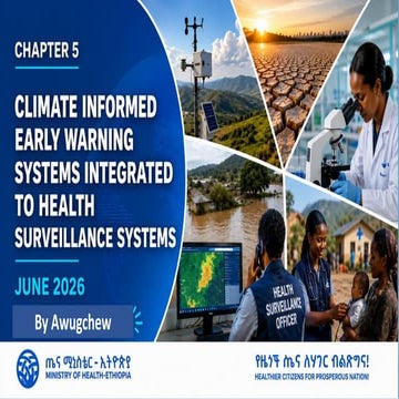 Climate-Informed Early Warning Systems for Health | PDF