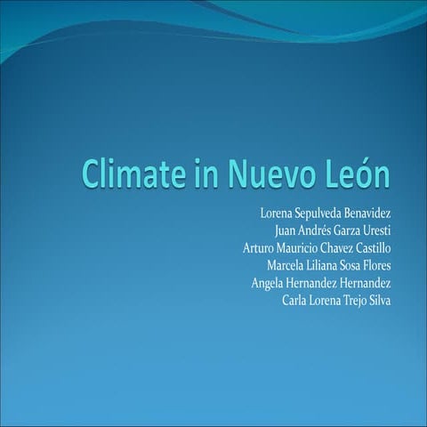 Climate in nuevo león