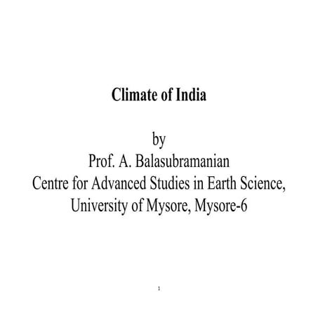 Climate of india