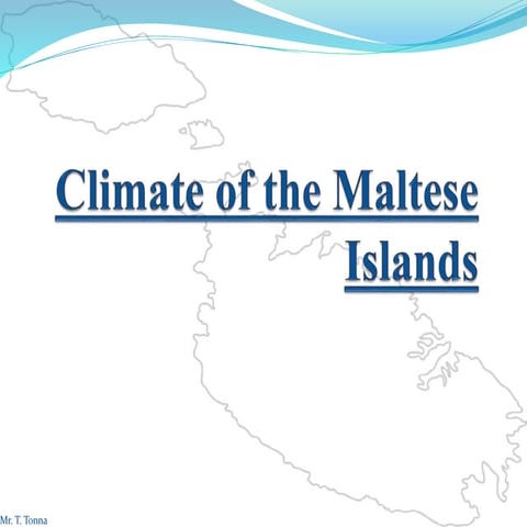 Lesson 5: Climate of the Maltese Islands