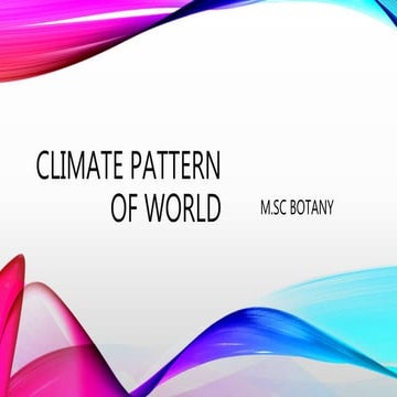 KOPPEN'S CLIMATE (Climate pattern of world)