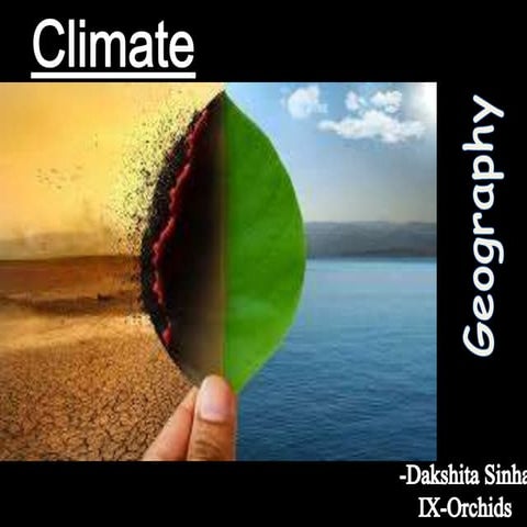 CLIMATE- class 9