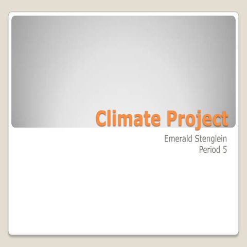 Climate project