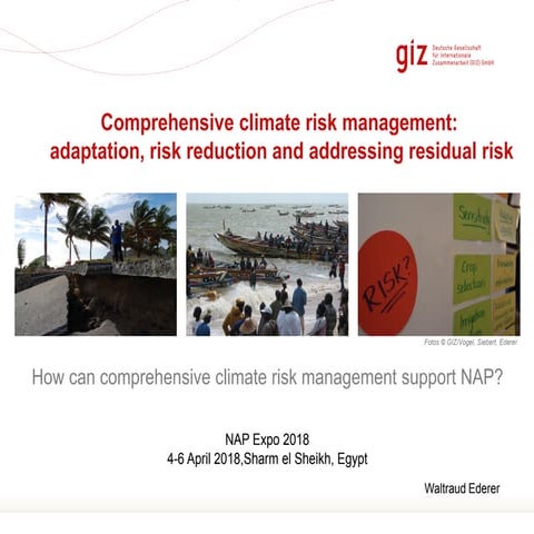 Climate risk management