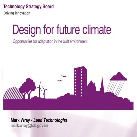 Climate risk to long term asset value | Bill Gething standing in for Mark Wray