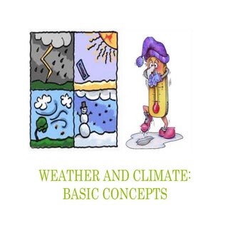Weather and climate: basic concepts