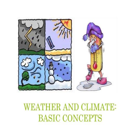 Weather and climate: basic concepts