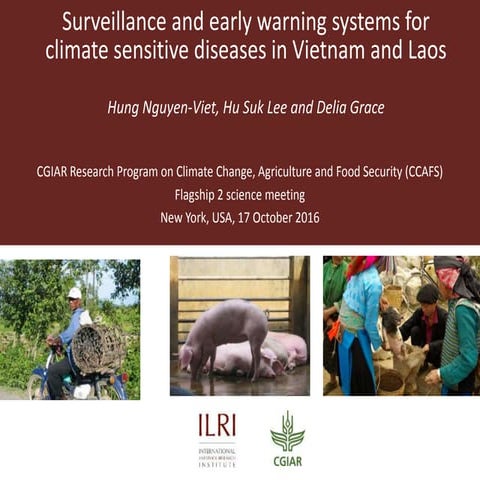 Surveillance and early warning systems for climate sensitive diseases in Viet...