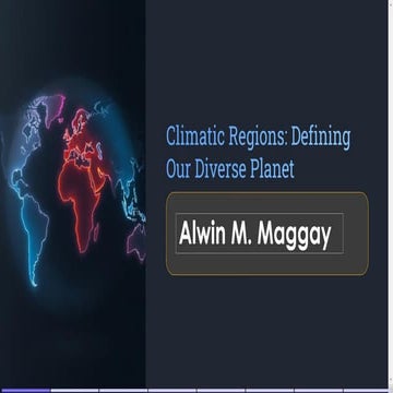 CLIMATIC REGION powerpoint presentation science 7 week 5 qurter 2 | PPTX