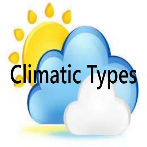 Upper Secondary Geography-Climatic types