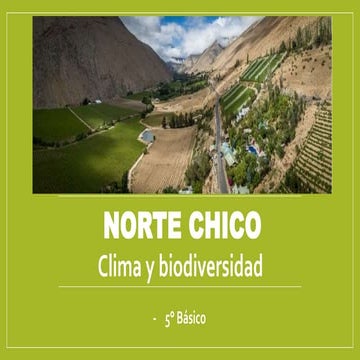 Zonas naturales de chile....norte chico | PPTX