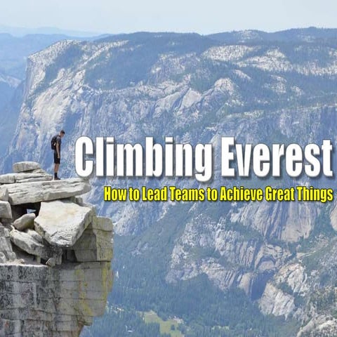 Climbing Everest