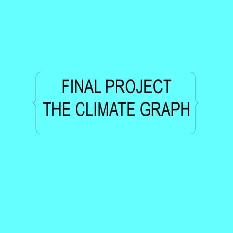 How to create a climate graph | PPT