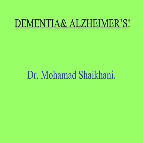 Alzheimer's disease pharmacotherapy | PPTX