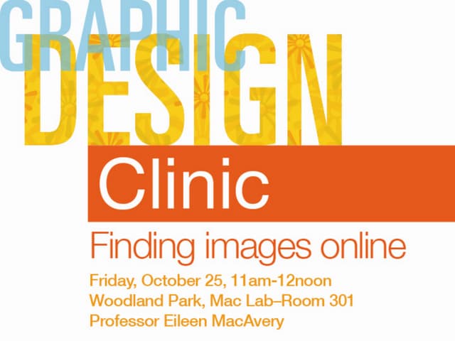 Graphic Design Clinic - Finding Images Online