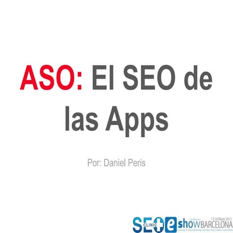 Clinic SEO - ASO: el SEO de las Apps