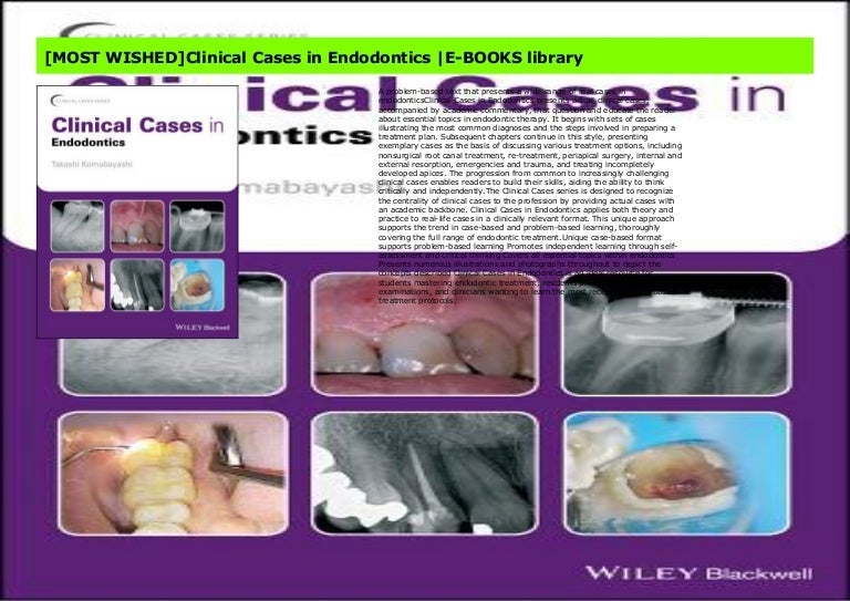 [MOST WISHED]Clinical Cases in Endodontics EBOOKS library