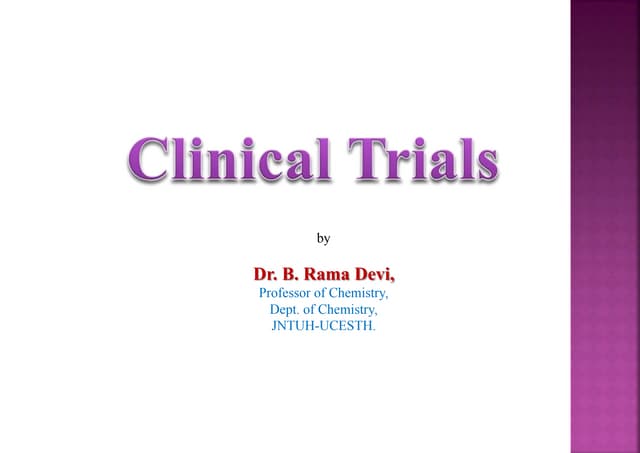 Pre Clinical Studies | PPTX