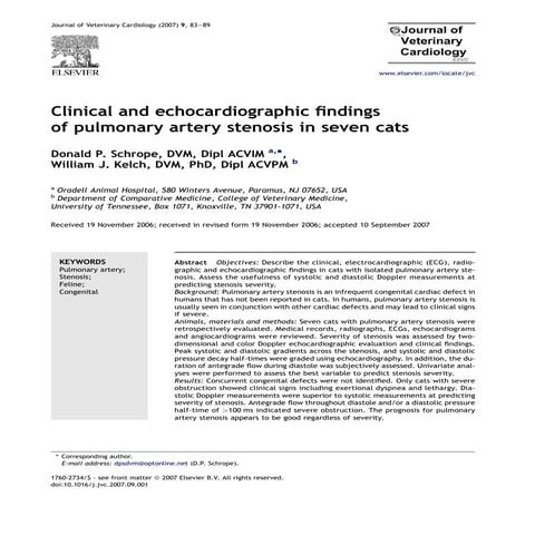 Clinical And Echocardiographic Findings