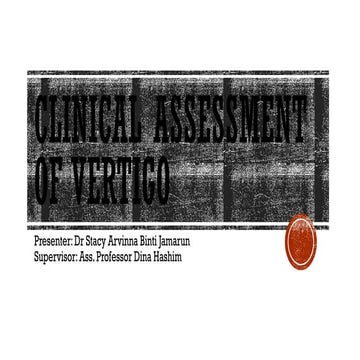 Vestibular Function Test | PPTX