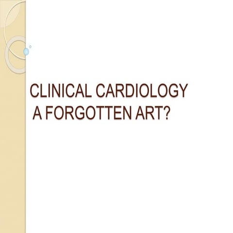 Clinical cardiology