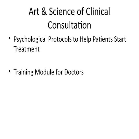 Consultation models | PPT