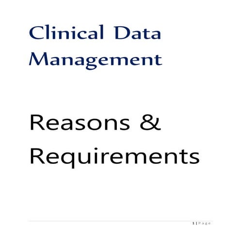 Clinical data management