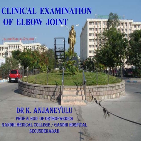Clinical examination of elbow joint