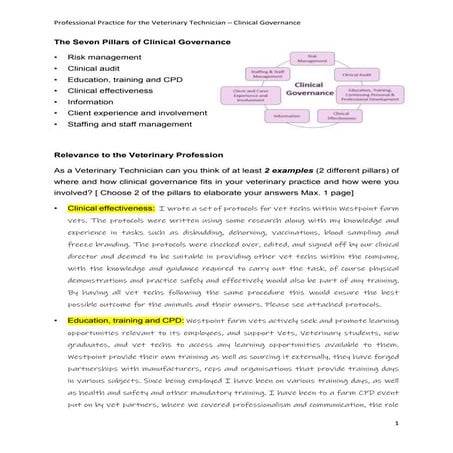 Clinical Governance - Activity week 4.docx