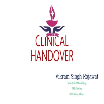 Clinical handover
