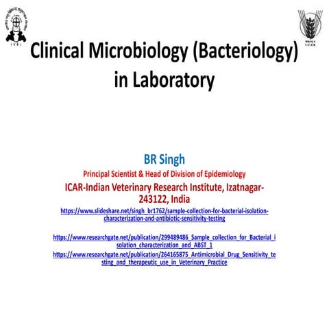 Clinical Microbiology in Laboratory