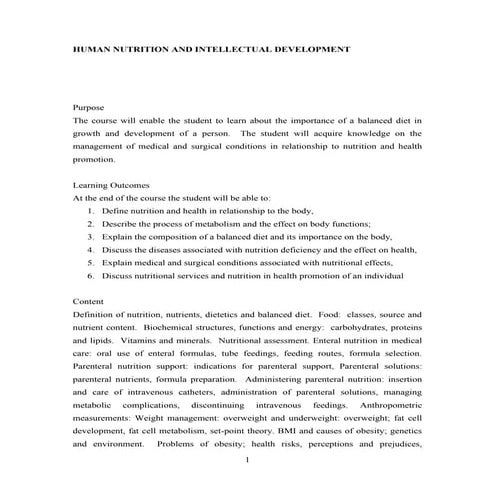 The clinical nutrition Lecture notes presentation