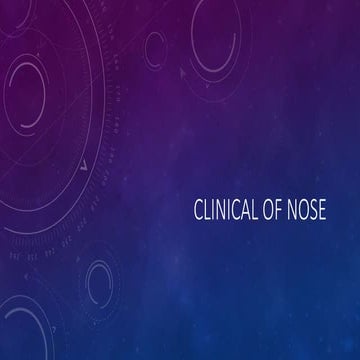 Clinical of nose anatomy dissection sinuses details