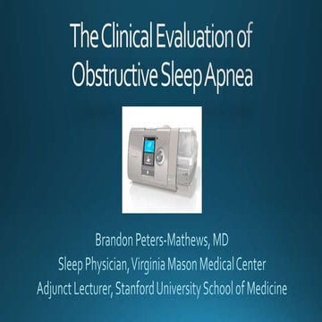 Clinical osa evaluation (residents)