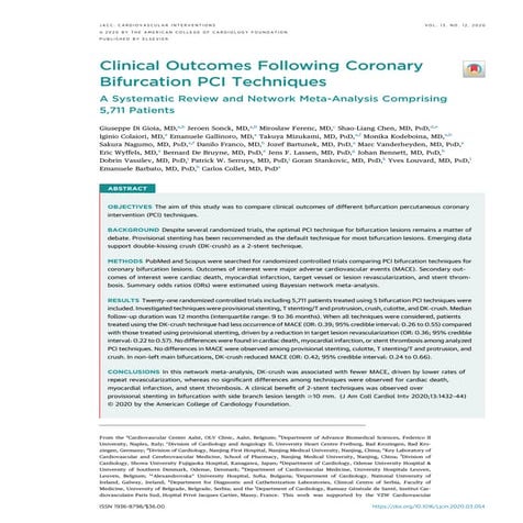 ClinicalOutcomesFollowingCoronary BifurcationPCITechniques.pdf