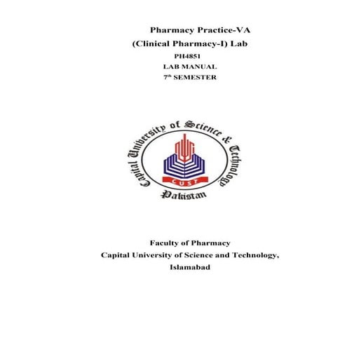 CLinical Pharmacy Manual 7th semester new.docx